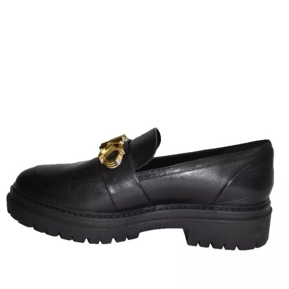 New! MICHAEL Michael Kors Women's Parker Leather Loafers Black 10 M DD468 - Picture 2 of 7